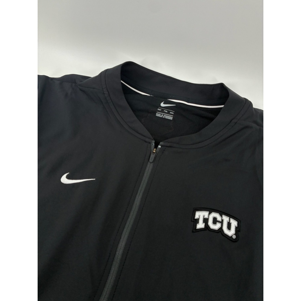 Team Issue Nike TCU Horned Frogs Cheez-It Bowl Full Zip Jacket Black XXLT Tall